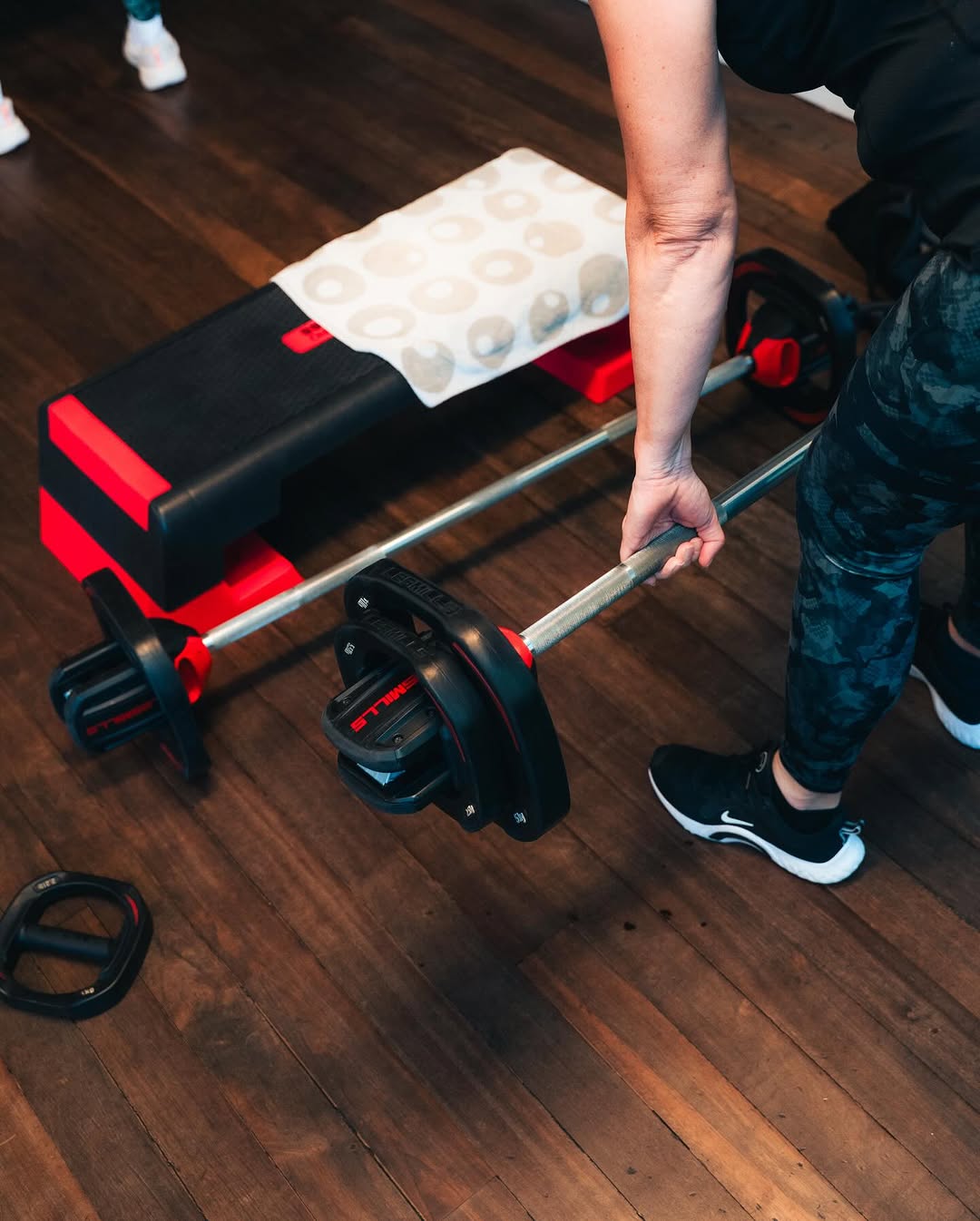 PT instruerar klient